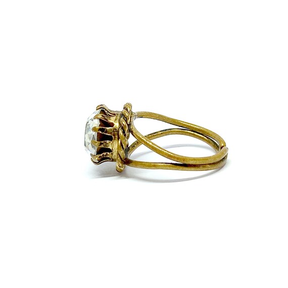 RESERVED // Vintage Cocktail Ring 1960s 70s Gold … - image 6