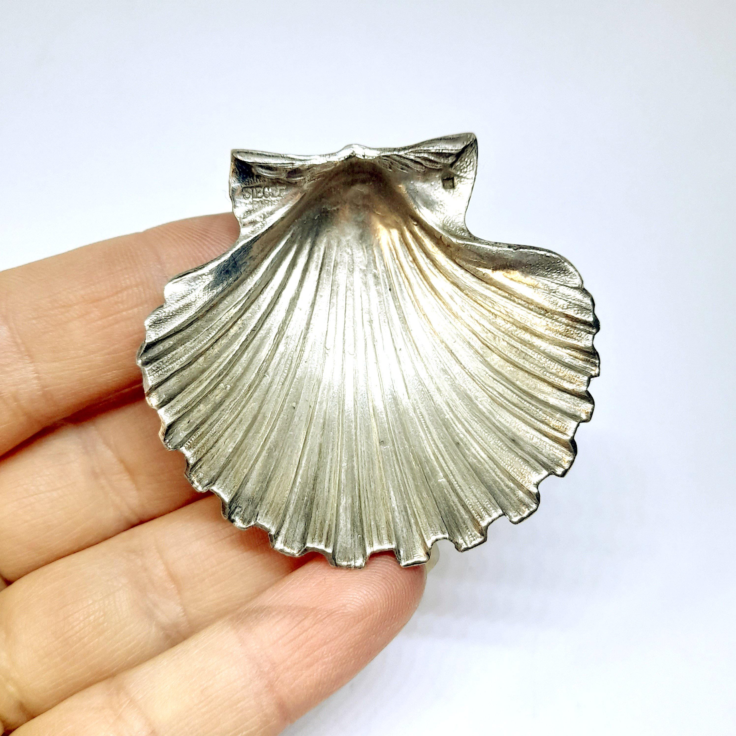 貝殻 塩皿 ホタテ貝 小物皿 リング皿 シエクル パリ シルバープレート