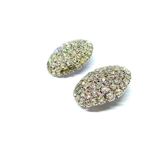 Statement Earrings Sparkly Rhinestone Earrings Vi… - image 4