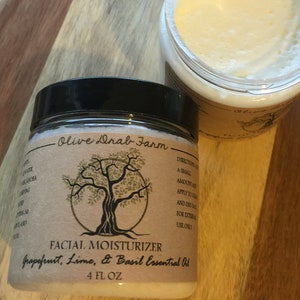 Facial Moisturizer Goat Milk Mousse like textured facial cream image 3