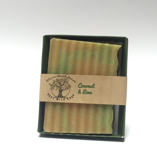 Coconut & Lime Bar Soap - goats milk bar soap