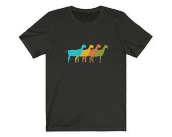 Multi-Colored Goat -  Jersey Short Sleeve Tee