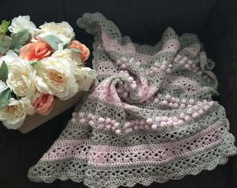 Sweet baby blanket pattern/ baby blanket pattern / crochet baby blanket pattern / heirloom  baby blanket pattern / crochet blanket pattern /