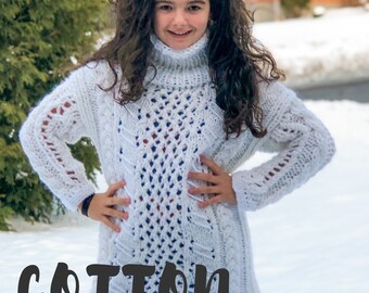 The Giulianna pullover, oversized knitted sweater, comfy oversized merino sweater