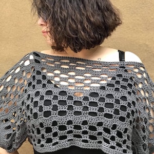 The Dahlia cropped shrug, summer top, crochet shrug, cotton shrug, crochet summer shrug, crochet top, crochet lace top, bathing suit cover
