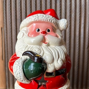 Vintage Santa Candle Holder