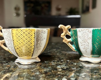 Wales China Demitasse Cups