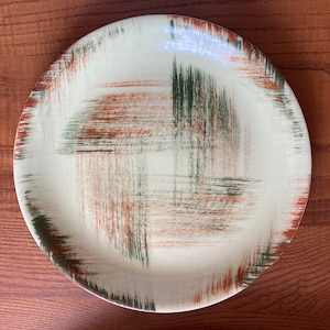 Vintage Vernonware Raffia Plate