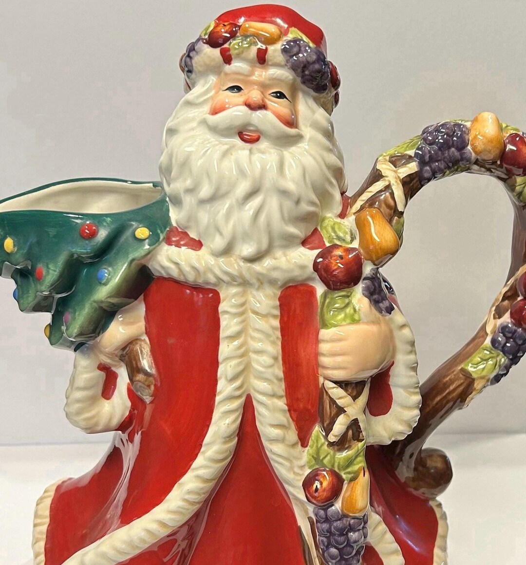 Vintage Home Interior Santa Pitcher - Etsy