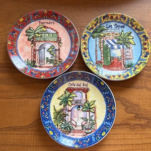Anne Ormsby Santa Barbara Plate Trio