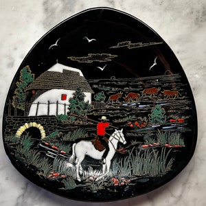 Hand Painted French Plate
