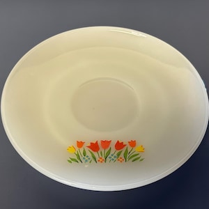 Anchor Hocking Fire King Tulips Saucer