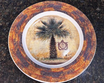 Cypress Palm Tree Plate