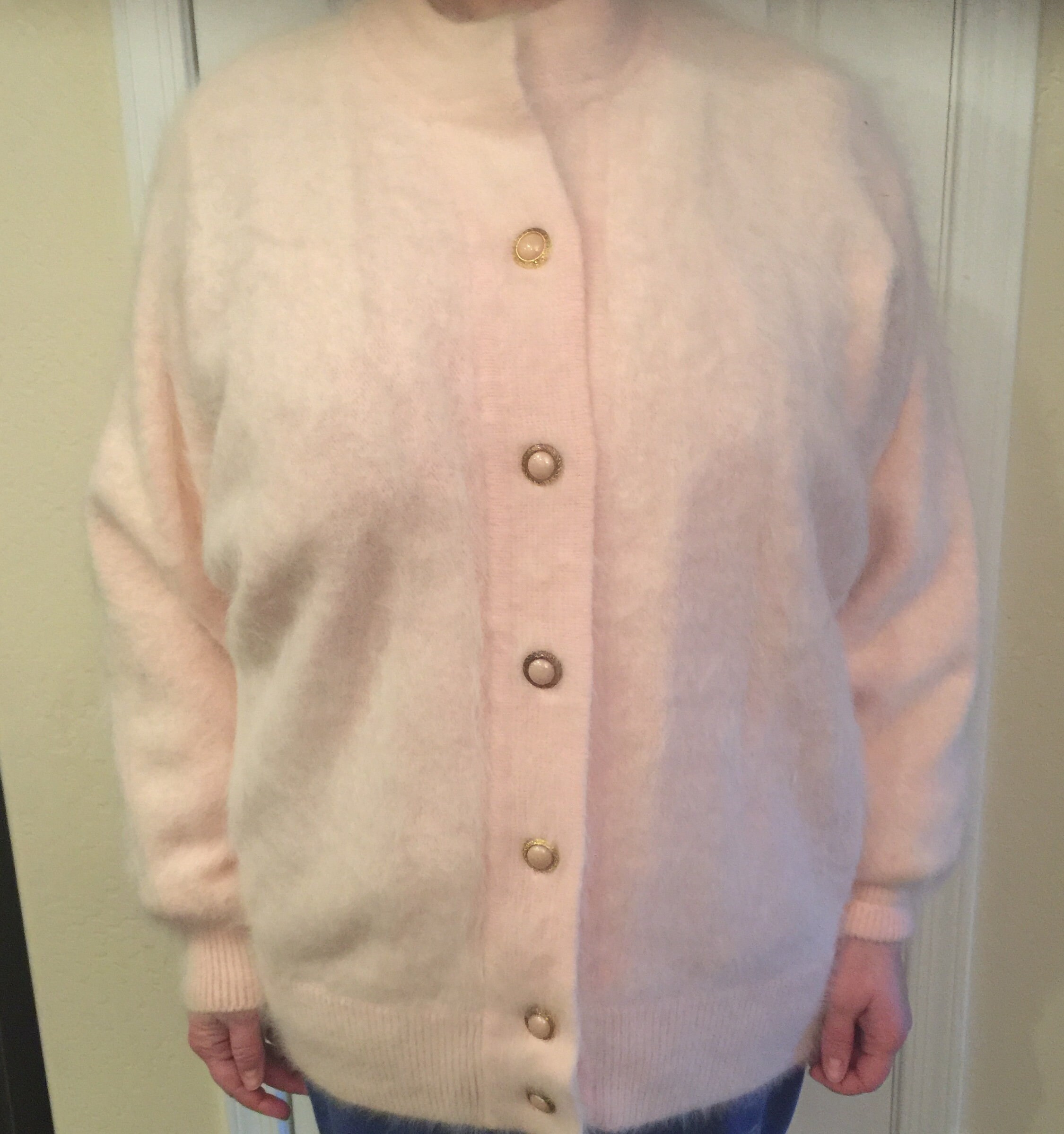 Belldini Light Pink Cardigan Sweater - Etsy
