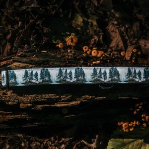Pacific Northwest, Adventure Dog Collar, 1 Inch Dog Collar, Durable Dog Collar, Mountain Dog Collar, PNW, Forest Dog Collar, Woods