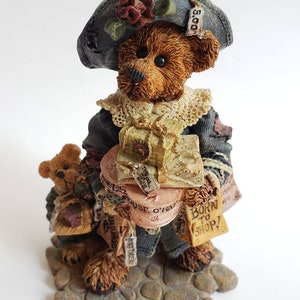 Boyds Bears and Friends,  Bearstone Collection, Grace & Jonathan : Born To Shop&quot;, Vintage Teddy Bear