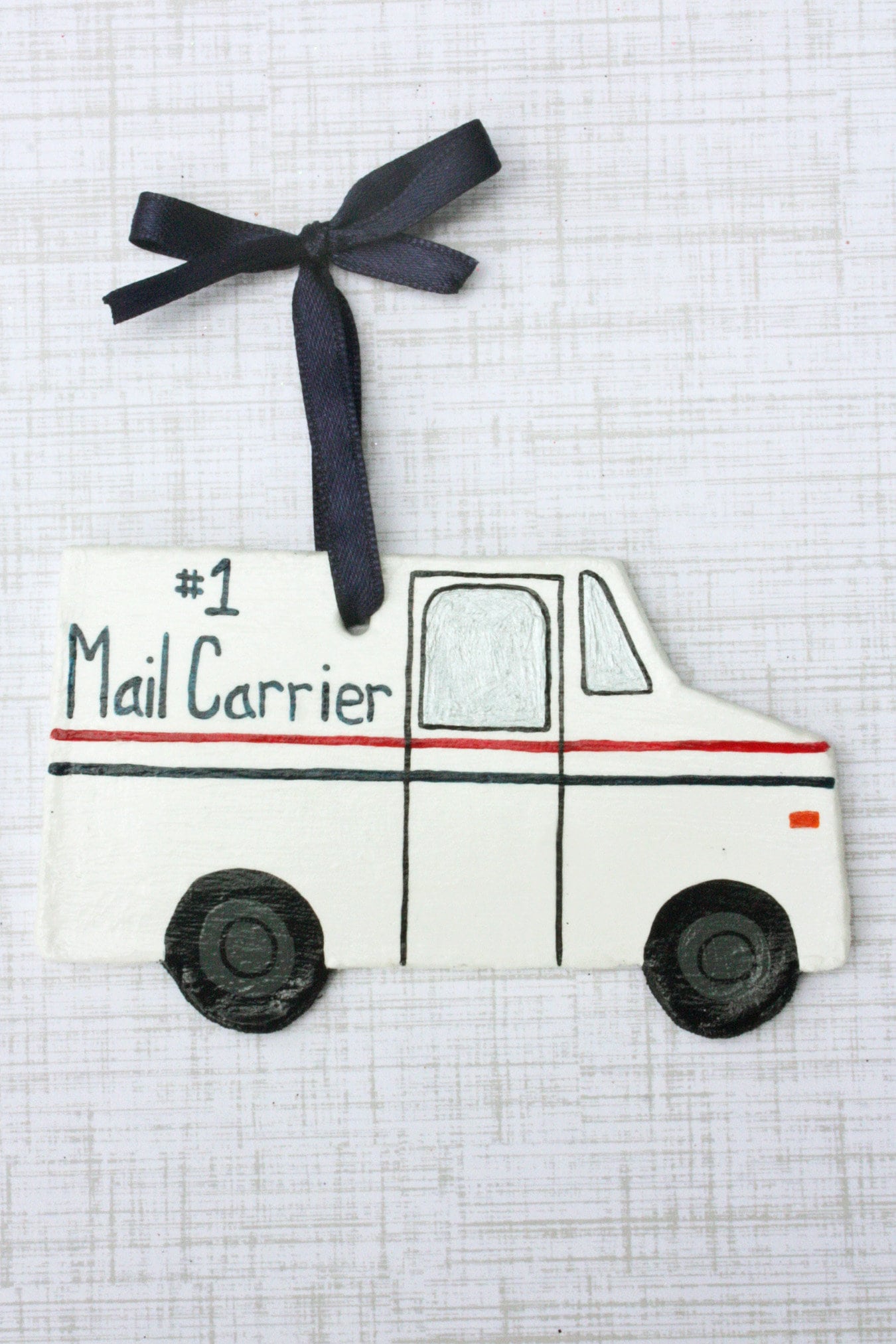 Clay Mail Truck Ornament 1 Mail Carrier Ornament Gift for Etsy