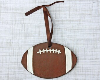 Football Ornament, Personalized Football Ornament, Football Player Gift, Football Gift, Football Christmas Ornament, Football Coach Gift