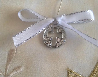20 Silver Cross Martyrika Pins: Orthodox Baptism - Martirika-witness pins.