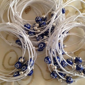 50 pcs  Martyrika Bracelet-Baptism favors-Baby shower favors-Christening- Bracelet Favors-Fast shipping.