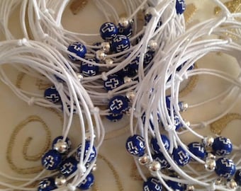 50 pcs  Martyrika Bracelet-Baptism favors-Baby shower favors-Christening- Bracelet Favors-Fast shipping.