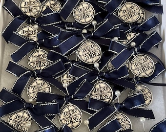 20 pcs Orthodox Baptism Martyrika Pins with Konstantinato Cross .Fast shipping.