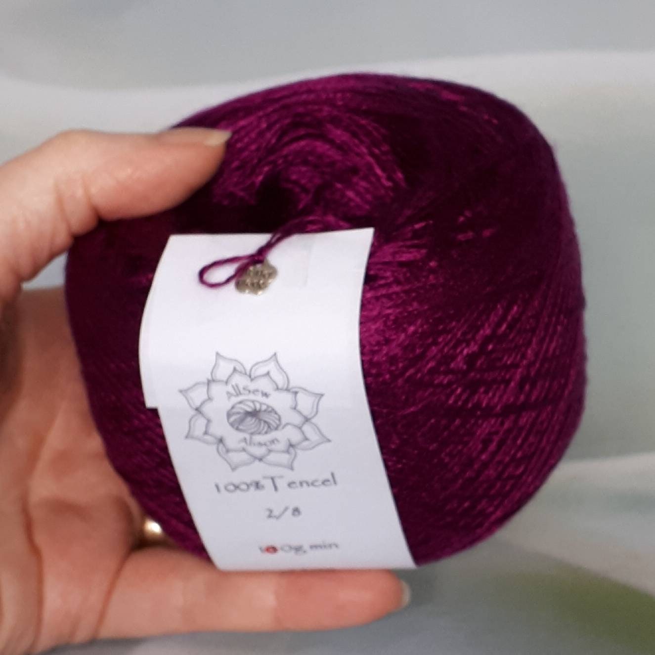 Tencel/lyocell Yarn Lace Knitting or Crochet Yarn Eco Etsy Ireland