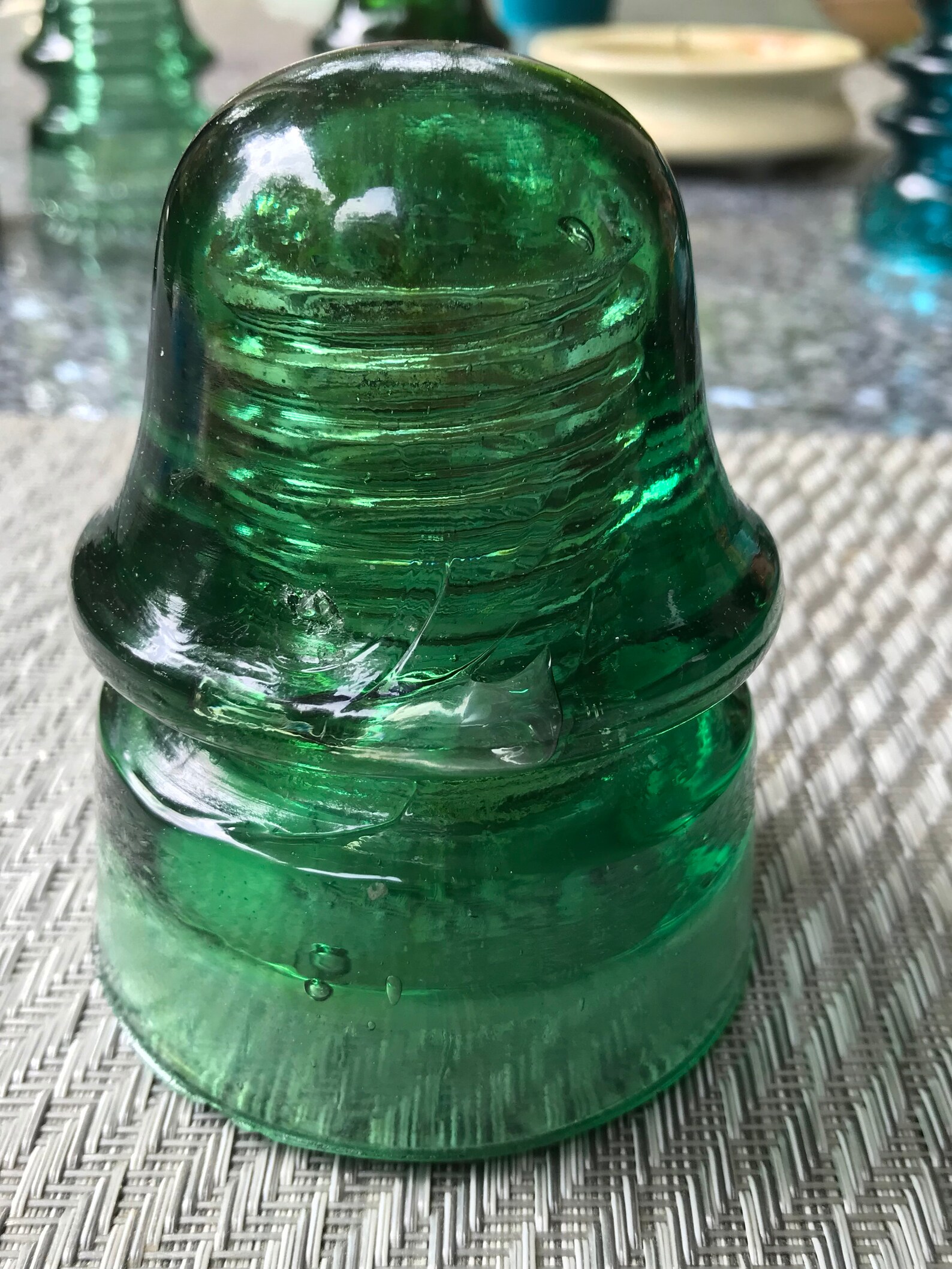 Glass Insulator CD 162 Star 010 Etsy