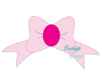 Pink Bow Clipart Download Vector File - SVG • Jpeg • pdf • ai • dxf for cut or print machines