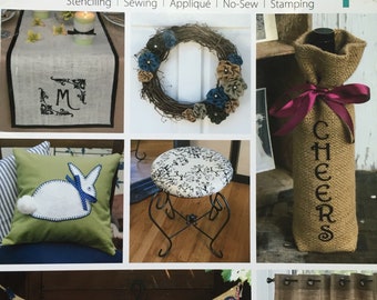 Decorate with Burlap Craft Book DIY Creations