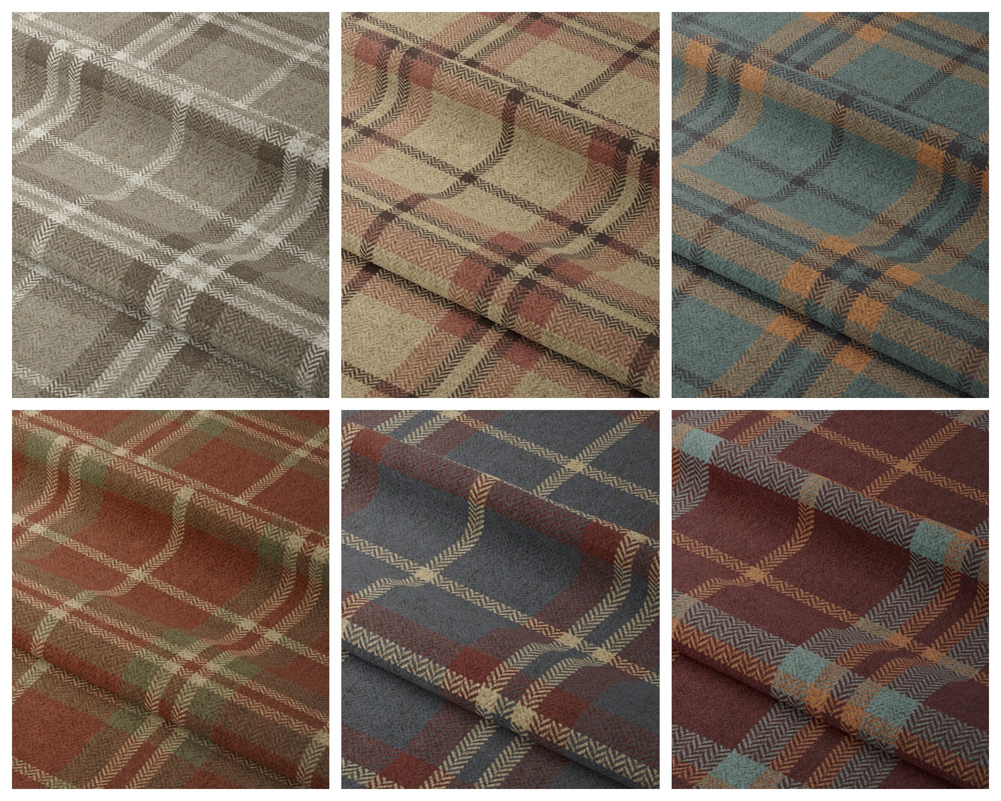 6 Colors. Checkered Plaid Curtains. Custom Pinch Pleat Window Drapes for Living, Bedroom, Nursery, Dining & Kitchen. Blackout Option.