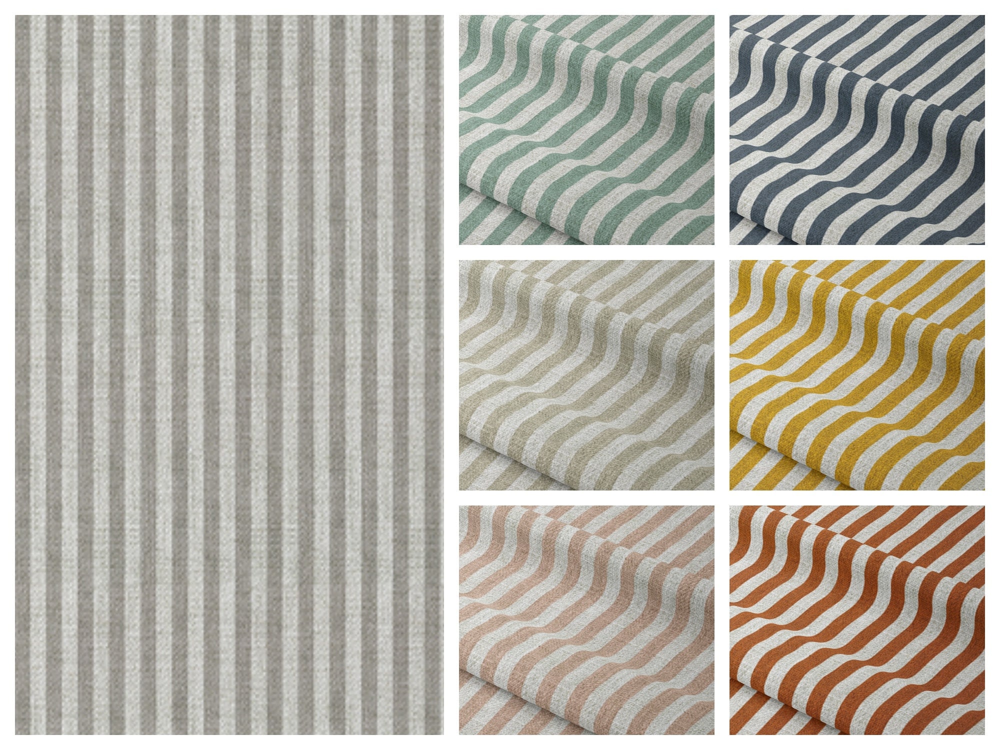 8 Colors. Pinstripe Roman Shades. Custom Length/ Width/ Size Window Blinds for Living, Bedroom, Bath, Dining, Nursery, Playroom & Kitchen.