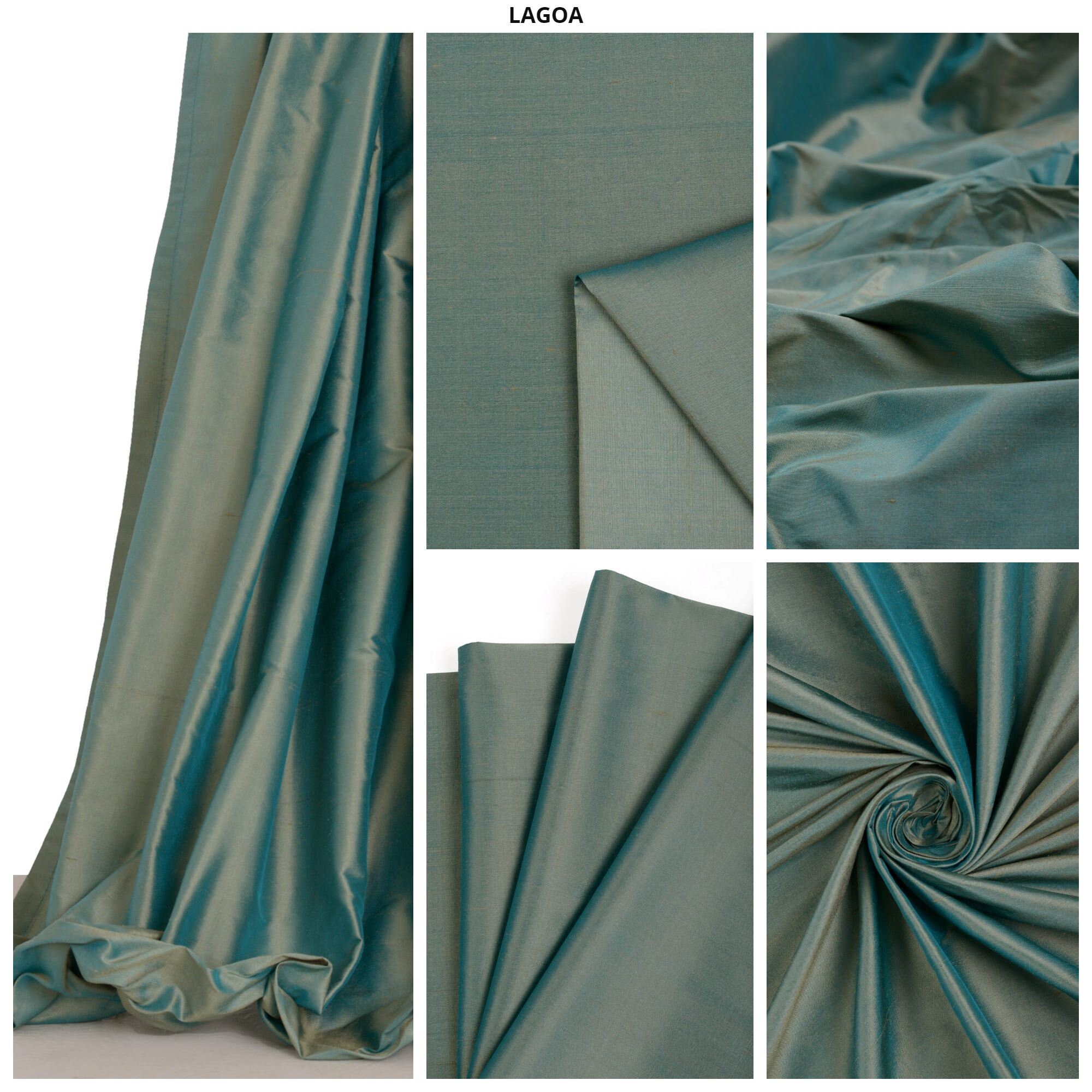 Black Gray Silk Roman Shades 6 Colors 3 Fold Styles Etsy