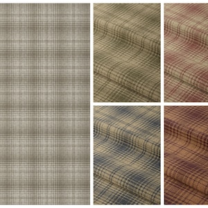 5 Colors. Checkered/ Plaid Curtains. 4 Styles. Custom Size Window Drapes for Living, Office  & Kitchen. Add Blackout Lining for Bedroom.