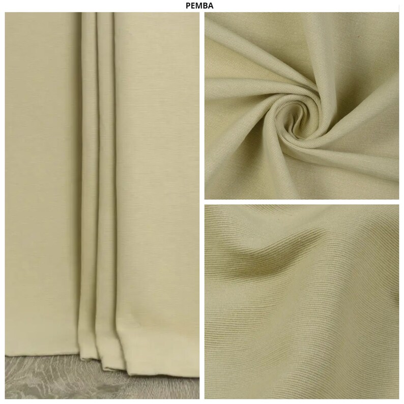 5 Colors. Cotton Pinch Pleat Curtains. Custom Window Drapes. Blackout ...
