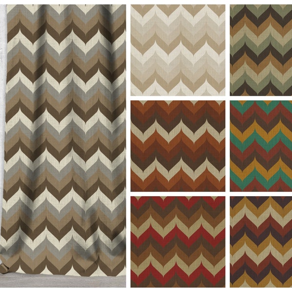 Chevron Valances Etsy