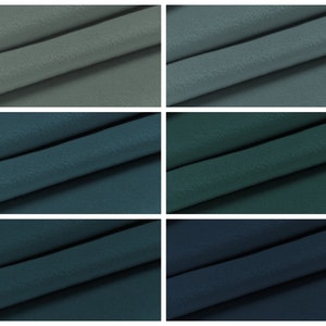 7 Colors. Blue Velvet Curtains with Blackout Lining Option. Custom Length/ Width Pinch Pleat Window Drapes for Living Room, Bedroom, Office.