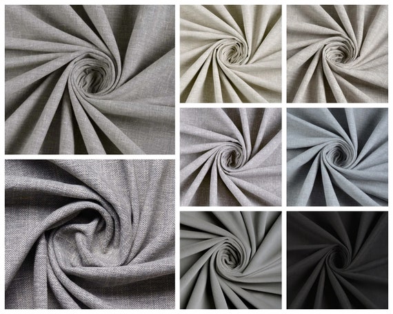 Black Fabrics by Yard for Curtains & Roman Shades I Spiffy Spools