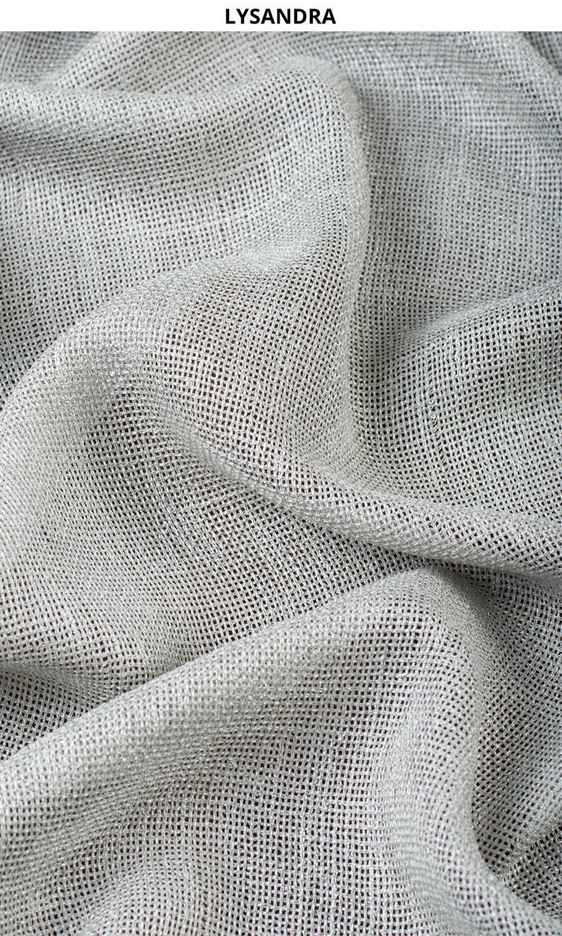 Plain Sheer Curtains. Custom Size Pinch Pleat Drapery. Light-filtering ...