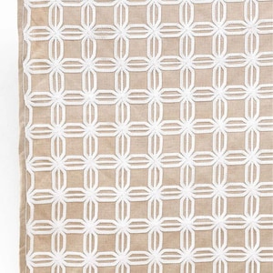 Custom Curtains. Embroidered Cotton Linen Blend Window Drapes for Living, Dining, Office, Nursery & Kitchen. Add Blackout for Bedroom.