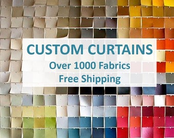 Custom Window Curtain Panels / Drapes: FREE Shipping