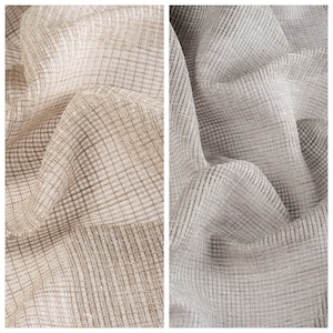 2 Colors. Textured Sheer Roman Shades. Custom Window Blinds for Living, Bedroom, Dining, Kitchen, Study, Office.