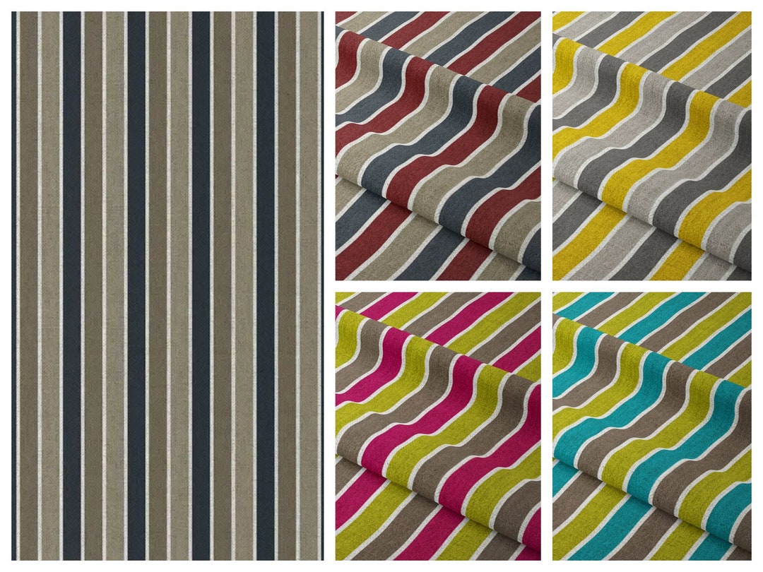 5 Colors. Pinstripe Roman Shades. Custom Length/ Width/ Size Window