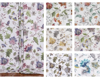 Floral Roman Shades. 7 Options. Custom Window Blinds for Living, Dining, Kitchen, Bedroom, Kids Nursery, Office, Study. Blackout Option.