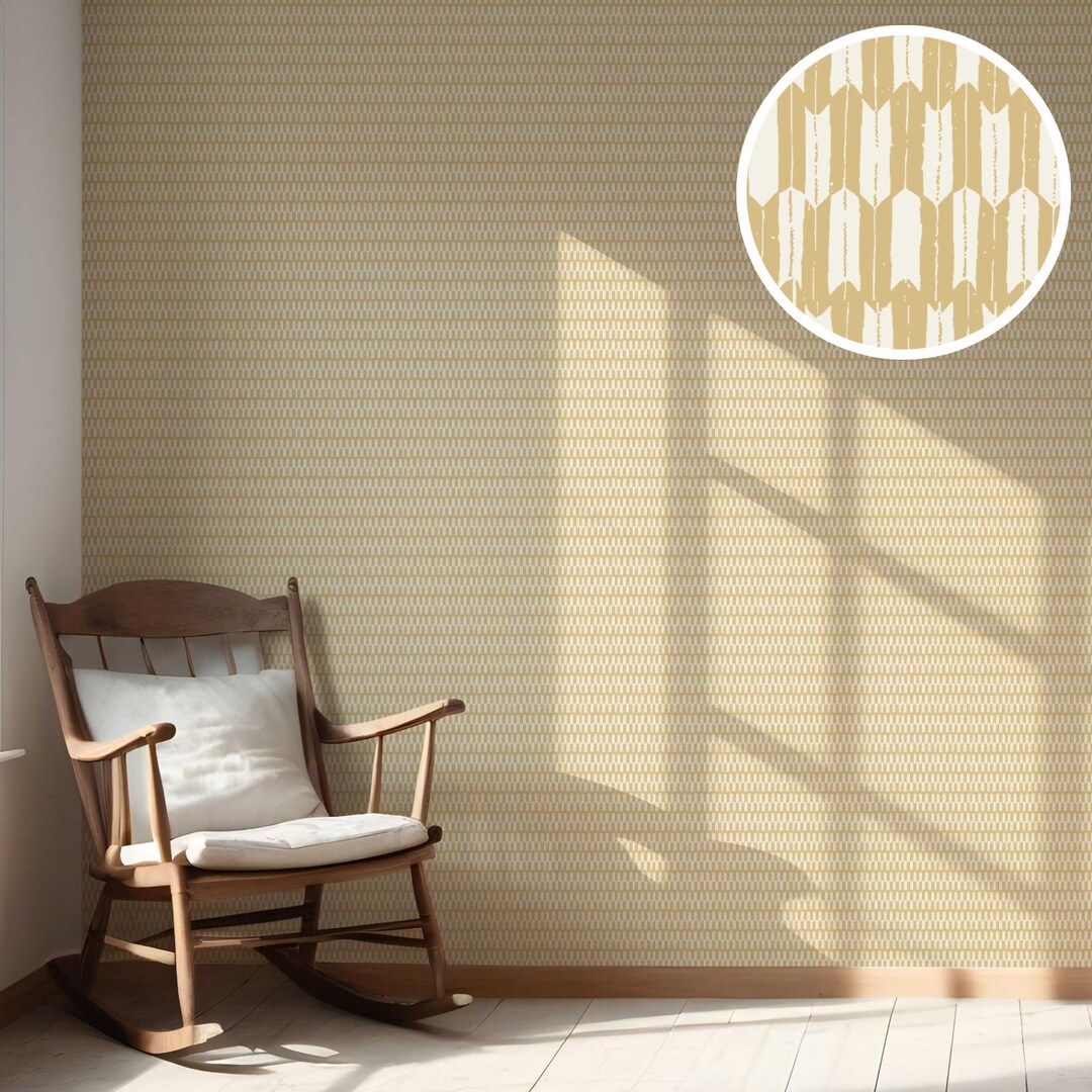 Modern Micro-patterned Wallpaper by Meter. Extra Wide. Scandi Decor ...