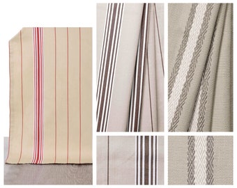Cotton Striped Roman Shades. Custom Window Blinds for Nursery, Bedroom, Living, Dining, Kitchen, Study, Office. Blackout Lining.