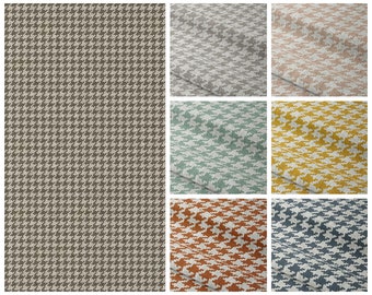 9 Colors. Houndstooth/ Checkered Roman Shades. Custom Size Window Blinds for Bedroom, Dining, Living, Office, Study. Blackout Lining Option.