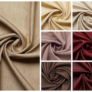 4 Colors. Faux Silk Curtains. Custom Window Drapes for Living Room, Bedroom, Dining Room, Nursery, Playroom & Kitchen. 4 Pleat Styles.