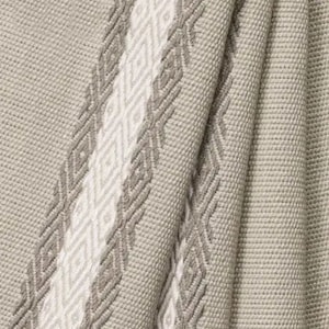 Grey-Beige Striped Curtains. Cotton Drapes. Custom Length/Width Window Drapery for Bedroom, Study, Living, Kitchen, Office. Blackout Lining.