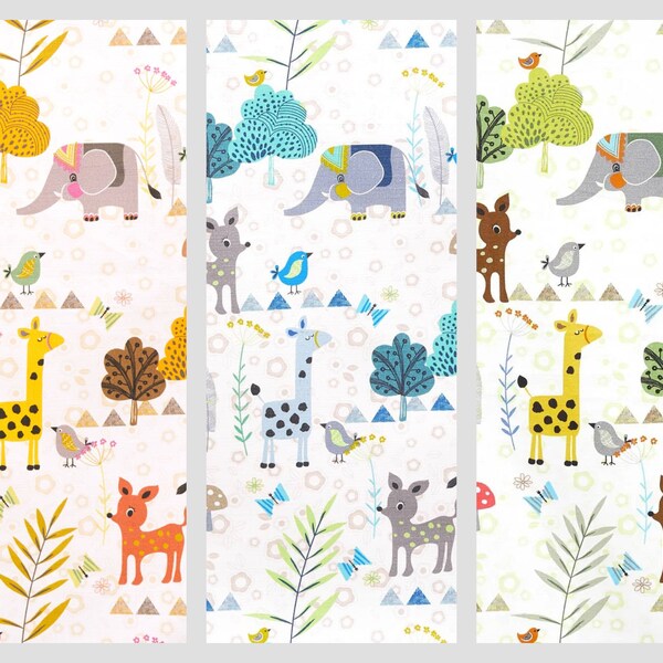 Jungle Themed Baby Curtains Etsy